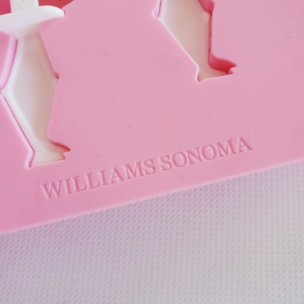Williams Sonoma Silicone Flamingo Ice Pop Mold 4 Cavity